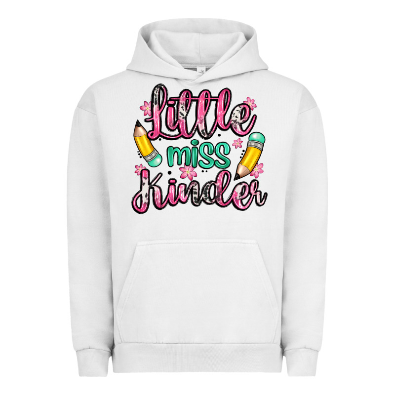 Little Miss Kindergarten Urban Hoodie by Zillion Design Studio | Teevron