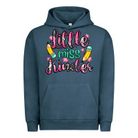 Pigment Midnight Navy little miss kindergarten Urban Hoodie - Zillion Design Studio