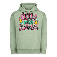 Pigment Oil Green little miss kindergarten Urban Hoodie - Zillion Design Studio