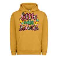 Pigment Peanut Butter little miss kindergarten Urban Hoodie - Zillion Design Studio