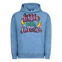 Pigment Pebble Blue little miss kindergarten Urban Hoodie - Zillion Design Studio
