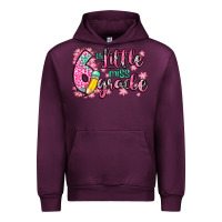 Mauve Wine little miss 6th grade Urban Hoodie - Zillion Design Studio