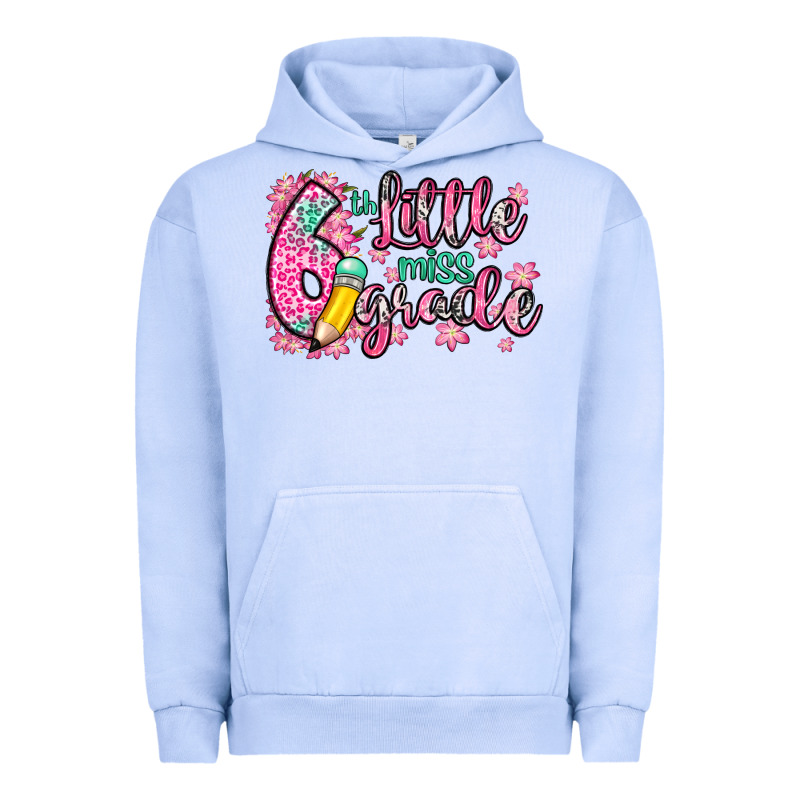 Little Miss 6th Grade Urban Hoodie by Zillion Design Studio | Teevron
