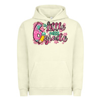 Pigment Pistachio little miss 6th grade Urban Hoodie - Zillion Design Studio