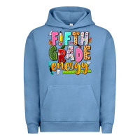 Pigment Pebble Blue fifth grade energy Urban Hoodie - texasbilliewilder
