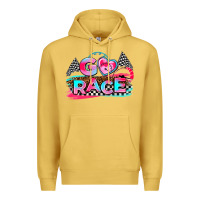 Antique Gold go race Premium Hoodie - AdoDesignShop