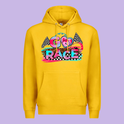 Go Race Premium Hoodie Designed By Adodesignshop