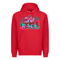 Red go race Premium Hoodie - AdoDesignShop