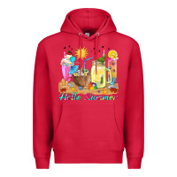 Cardinal hello summer drinks Premium Hoodie - texasbilliewilder