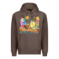 Coffee hello summer drinks Premium Hoodie - texasbilliewilder