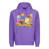 Purple hello summer drinks Premium Hoodie - texasbilliewilder