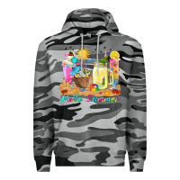 Slate Camo hello summer drinks Premium Hoodie - texasbilliewilder