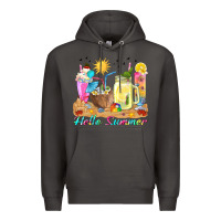 Smoke hello summer drinks Premium Hoodie - texasbilliewilder