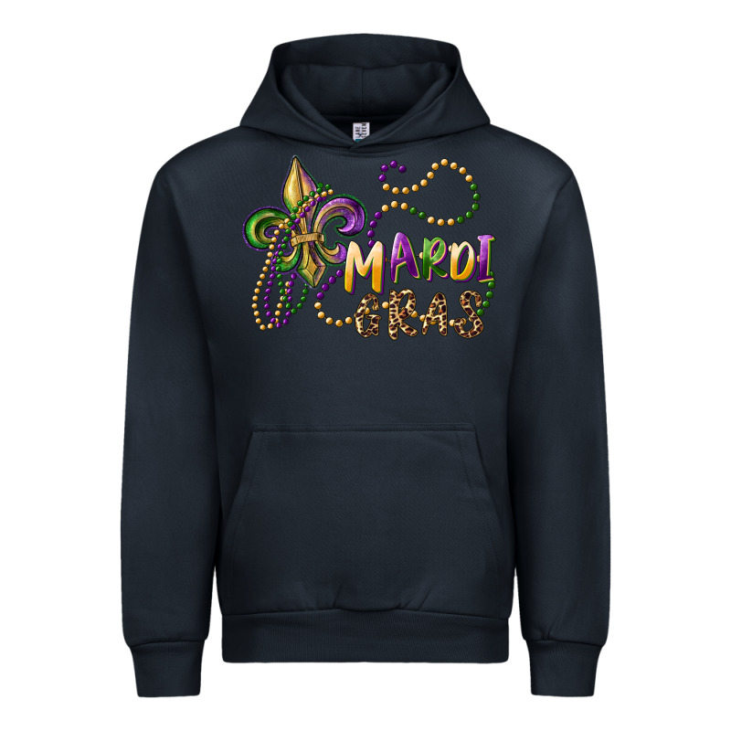 Mardi Gras Fleur De Lis And Beads Urban Hoodie by RanaPortraitStore | Teevron