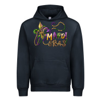 Navy mardi gras fleur de lis and beads Urban Hoodie - RanaPortraitStore
