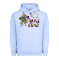 Pigment Grape Ice mardi gras fleur de lis and beads Urban Hoodie - RanaPortraitStore
