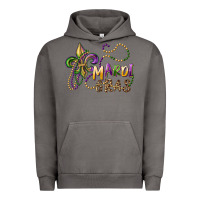 Pigment Tornado mardi gras fleur de lis and beads Urban Hoodie - RanaPortraitStore