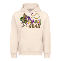 Sandshell mardi gras fleur de lis and beads Urban Hoodie - RanaPortraitStore