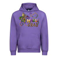 Tulip mardi gras fleur de lis and beads Urban Hoodie - RanaPortraitStore