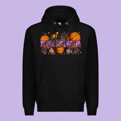 Brother Basketball Premium Hoodie Designed By Zillion Design Studio
