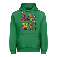 Emerald love fleur de lis Urban Hoodie - RanaPortraitStore
