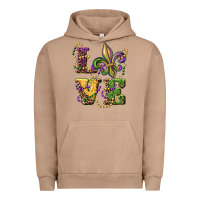 Pigment Burro love fleur de lis Urban Hoodie - RanaPortraitStore