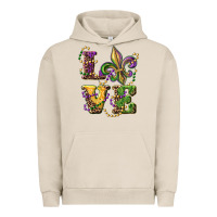 Pigment French Oak love fleur de lis Urban Hoodie - RanaPortraitStore