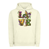 Pigment Pistachio love fleur de lis Urban Hoodie - RanaPortraitStore