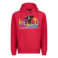Cardinal hello summer Premium Hoodie - texasbilliewilder