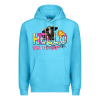 Ocean Blue hello summer Premium Hoodie - texasbilliewilder