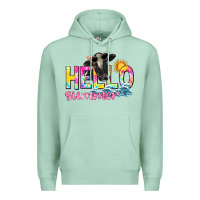 Seafoam hello summer Premium Hoodie - texasbilliewilder