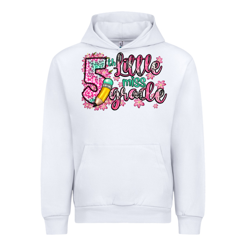 Little Miss 5th Grade Urban Hoodie by Zillion Design Studio | Teevron