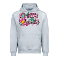 Heather Grey little miss 4th grade Urban Hoodie - Zillion Design Studio