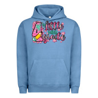 Pigment Pebble Blue little miss 4th grade Urban Hoodie - Zillion Design Studio