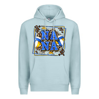 Blue Mist volleyball nana with leopard Premium Hoodie - Zillion Design Studio