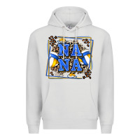Dove Grey volleyball nana with leopard Premium Hoodie - Zillion Design Studio