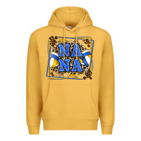 Mustard volleyball nana with leopard Premium Hoodie - Zillion Design Studio