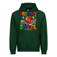 Forest Green first day of school vibes Urban Hoodie - texasbilliewilder