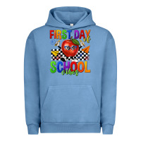 Pigment Pebble Blue first day of school vibes Urban Hoodie - texasbilliewilder