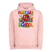 Pigment Salmon first day of school vibes Urban Hoodie - texasbilliewilder