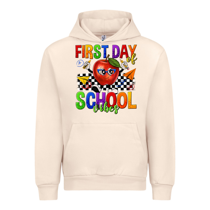 First Day Of School Vibes Urban Hoodie by texasbilliewilder | Teevron