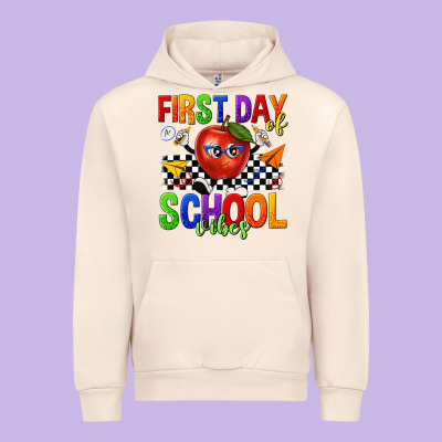 First Day Of School Vibes Urban Hoodie Designed By Texasbilliewilder