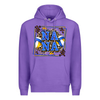 Purple volleyball nana with leopard Premium Hoodie - Zillion Design Studio