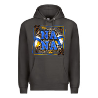 Smoke volleyball nana with leopard Premium Hoodie - Zillion Design Studio