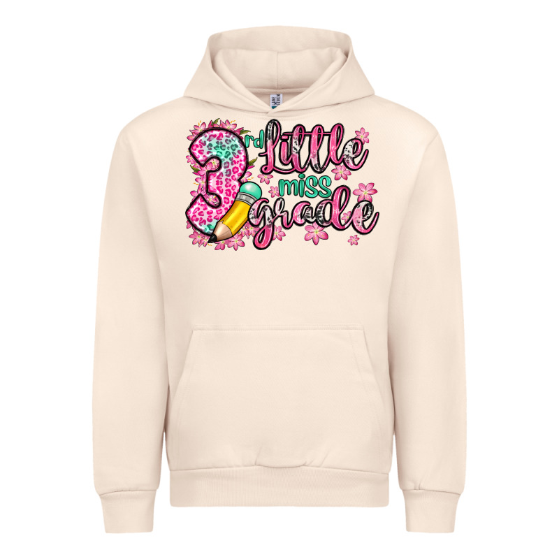 Little Miss 3rd Grade Urban Hoodie by Zillion Design Studio | Teevron