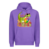 Purple hello summer rex Premium Hoodie - texasbilliewilder