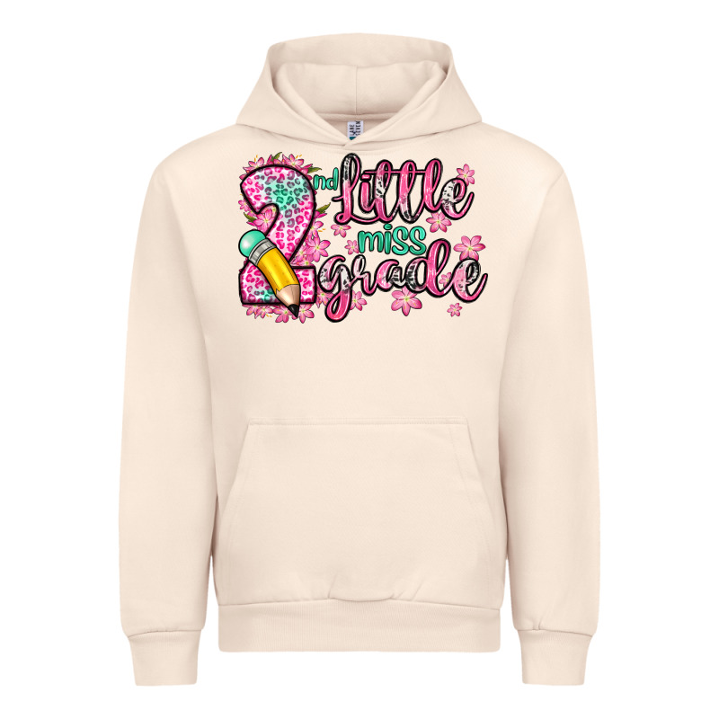Little Miss 2nd Grade Urban Hoodie by Zillion Design Studio | Teevron