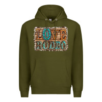 Army Green love rodeo gemstone Premium Hoodie - RanaPortraitStore