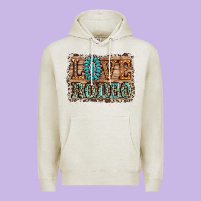 Love Rodeo Gemstone Premium Hoodie Designed By Ranaportraitstore