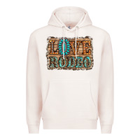 Pale Pink love rodeo gemstone Premium Hoodie - RanaPortraitStore